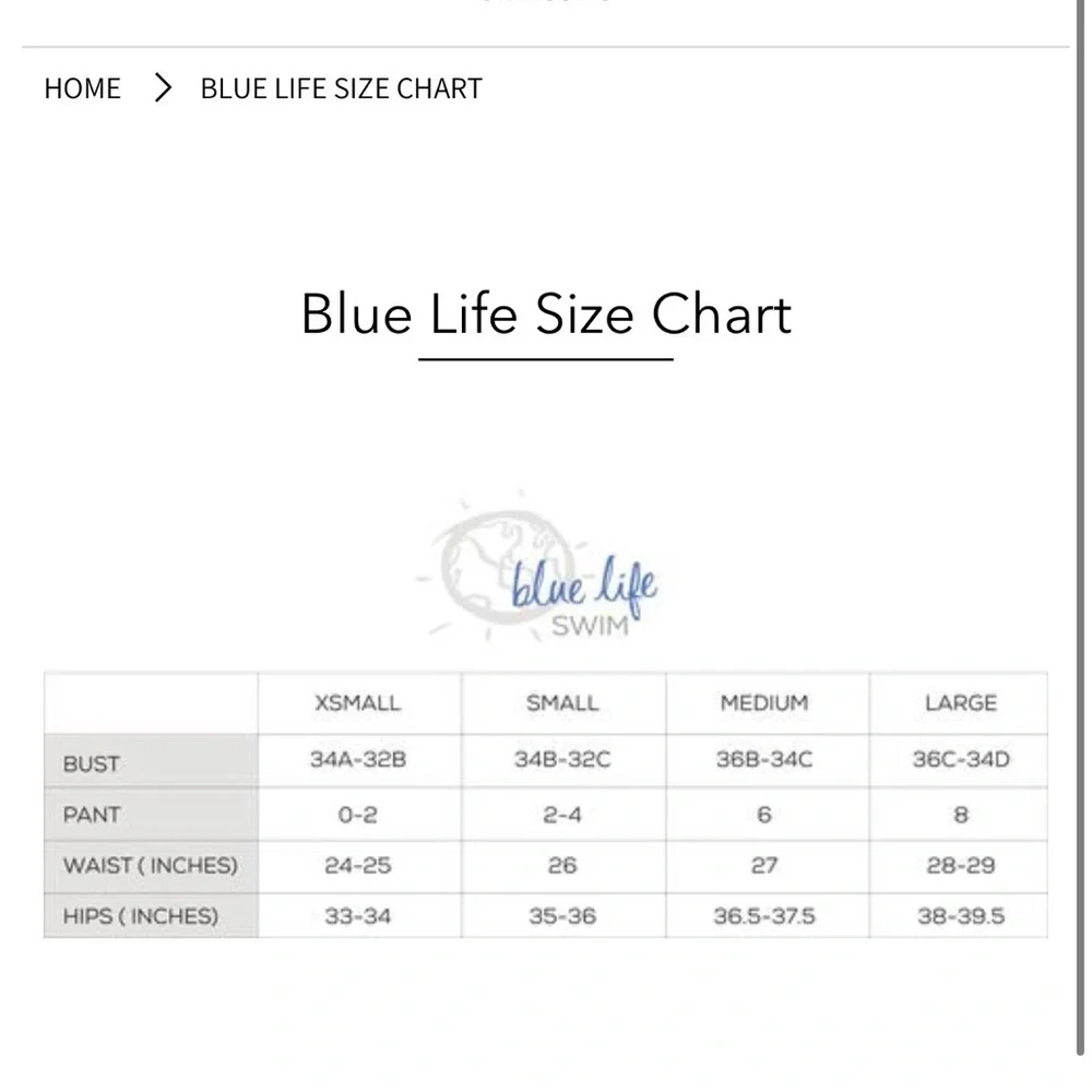 Blue Life One Piece Bathing Suit - Picture 9 of 9